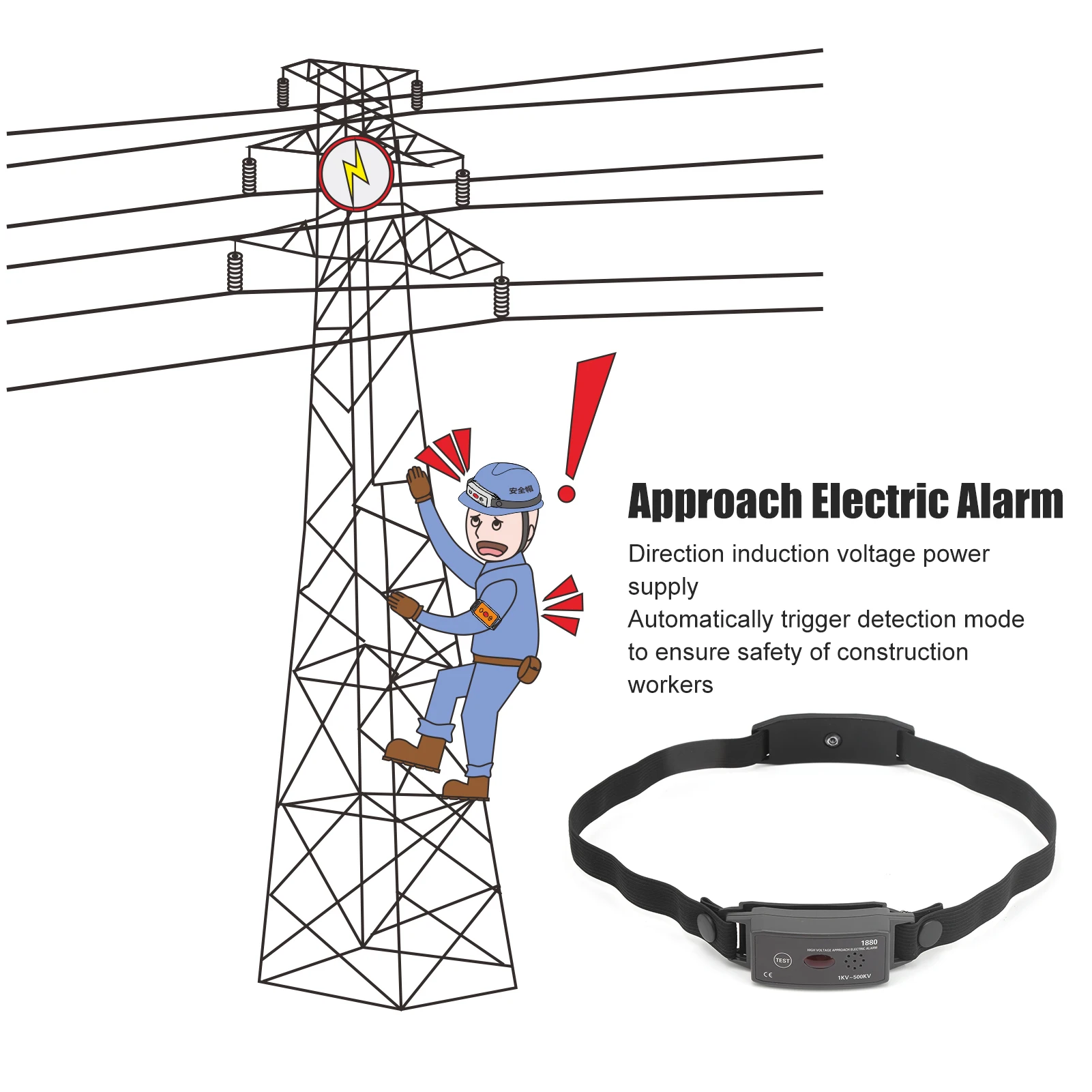 Sicherheit & Schutz - Sicherheitsmaterialien beim Arbeitsplatz - ansatz Elektrischen Alarm