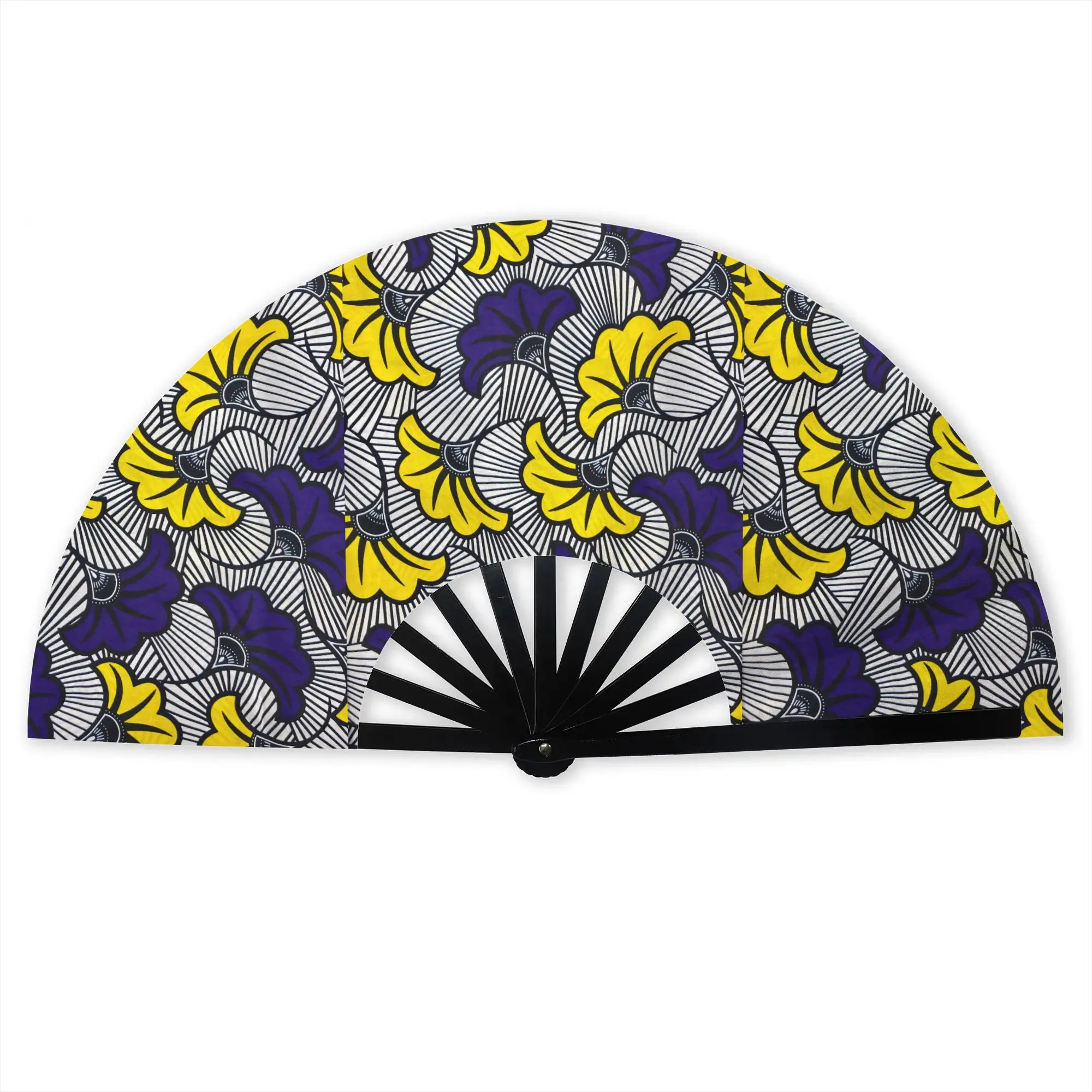 Personalised Ginkgo Leaf Promotional Gift Hand Fan Party Flower Durable Folding Fans Unique Bulk Pack Fan