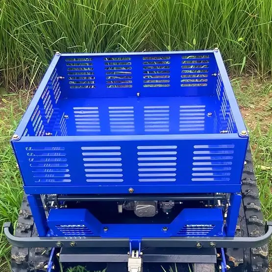 تخصيص جزازة العشب الآلية الصناعية التي يتم تتبعها بجميع التضاريس مع الرف وعرض القطع 550 مم #2