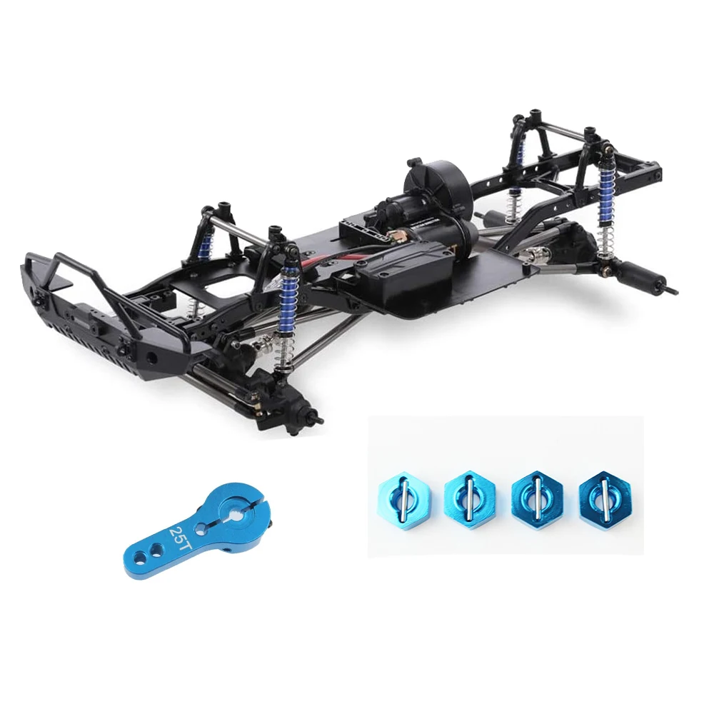 313mm 12.3Inch Wheelbase Assembled Frame Chassis for 1/10 RC Crawler Car SCX10 SCX10 II 90046 90047-Without Wheels