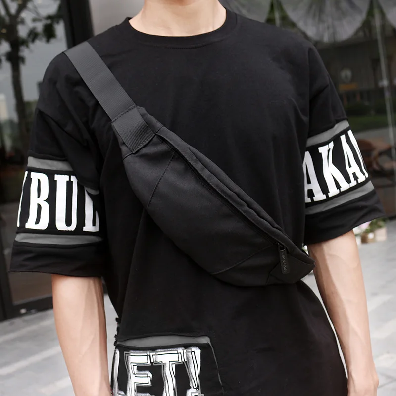 

Мужская облегающая нагрудная сумка, плечо, водонепроницаемый рюкзак для езды на велосипеде на открытом воздухе, большая вместимость для хранения мобильных телефонов