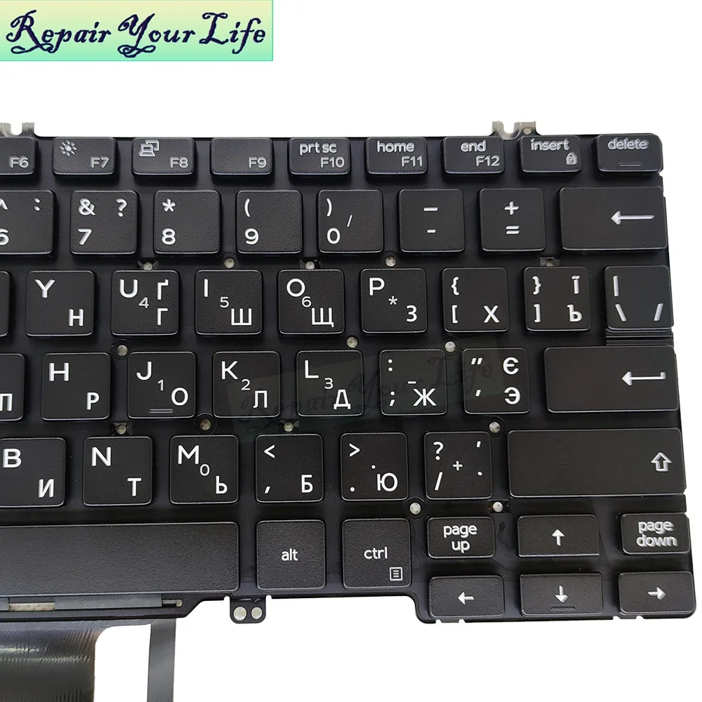 Swedish Ukrainian RUS Backlit Keyboard for Dell Latitude E7280 7290 7390 E7285 5290 E5285 5289 Backlight Keyboards 04PPHF 0F0DFG