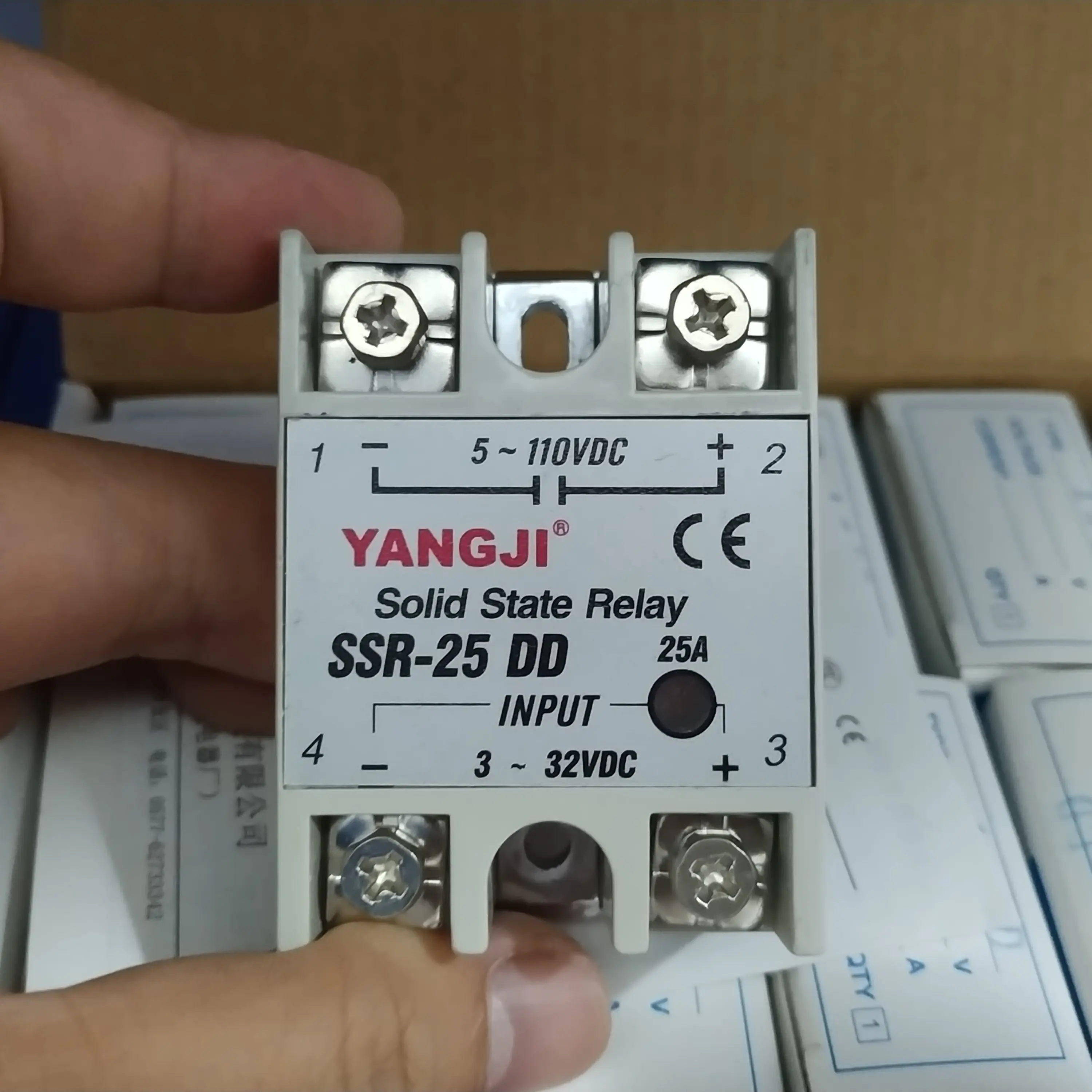 Positive relay single-phase DC solid state relay SSR-25DD (60vdc)