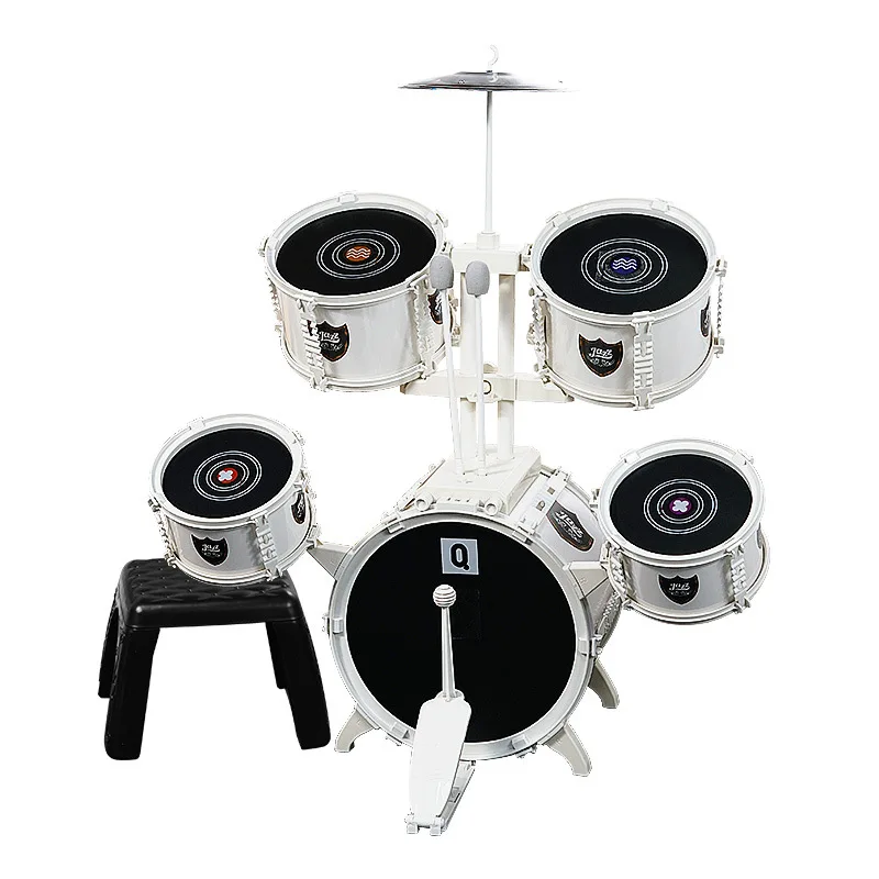 فحص الدرجات المهنية للأطفال مجموعة طبلة الجاز الكبيرة الكبار 5 المبتدئين المنزل ممارسة قرع الآلات الموسيقية