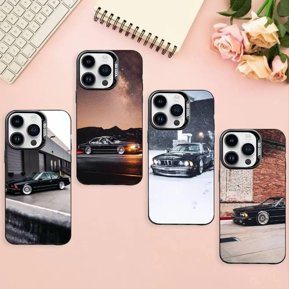 

E-E24 Power Classic car Phone Case For iPhone17,16,15,14,13,12,Pro Max Black Colorful Phone case
