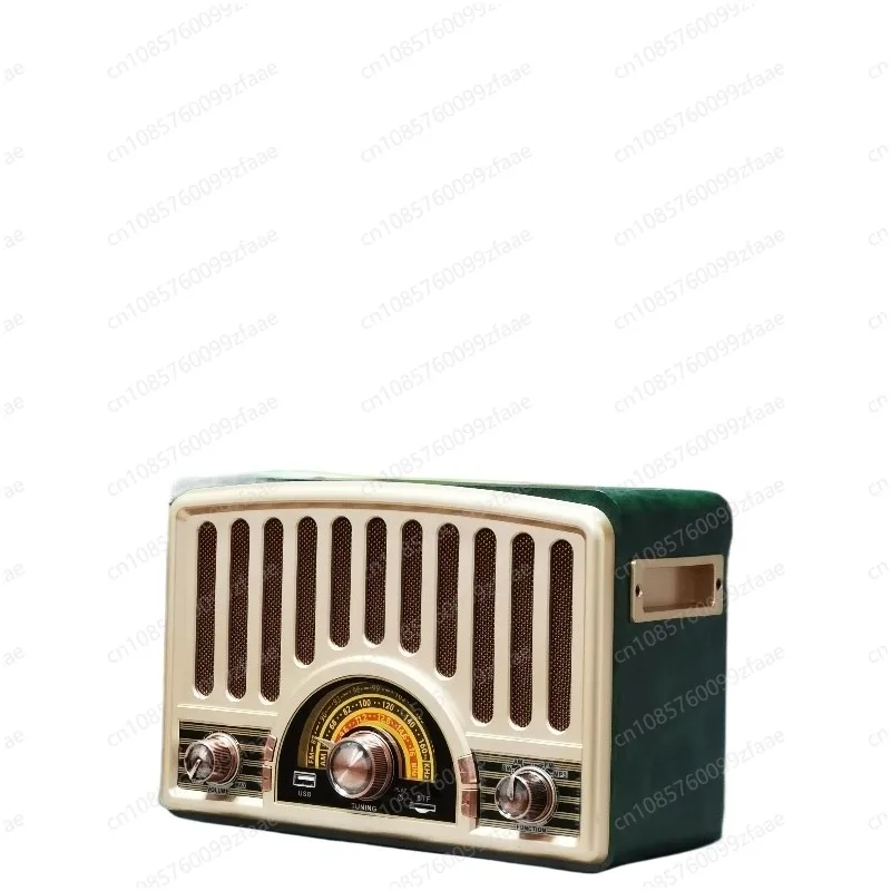 

FM medium wave shortwave old man wooden bluetooth speaker card stereo