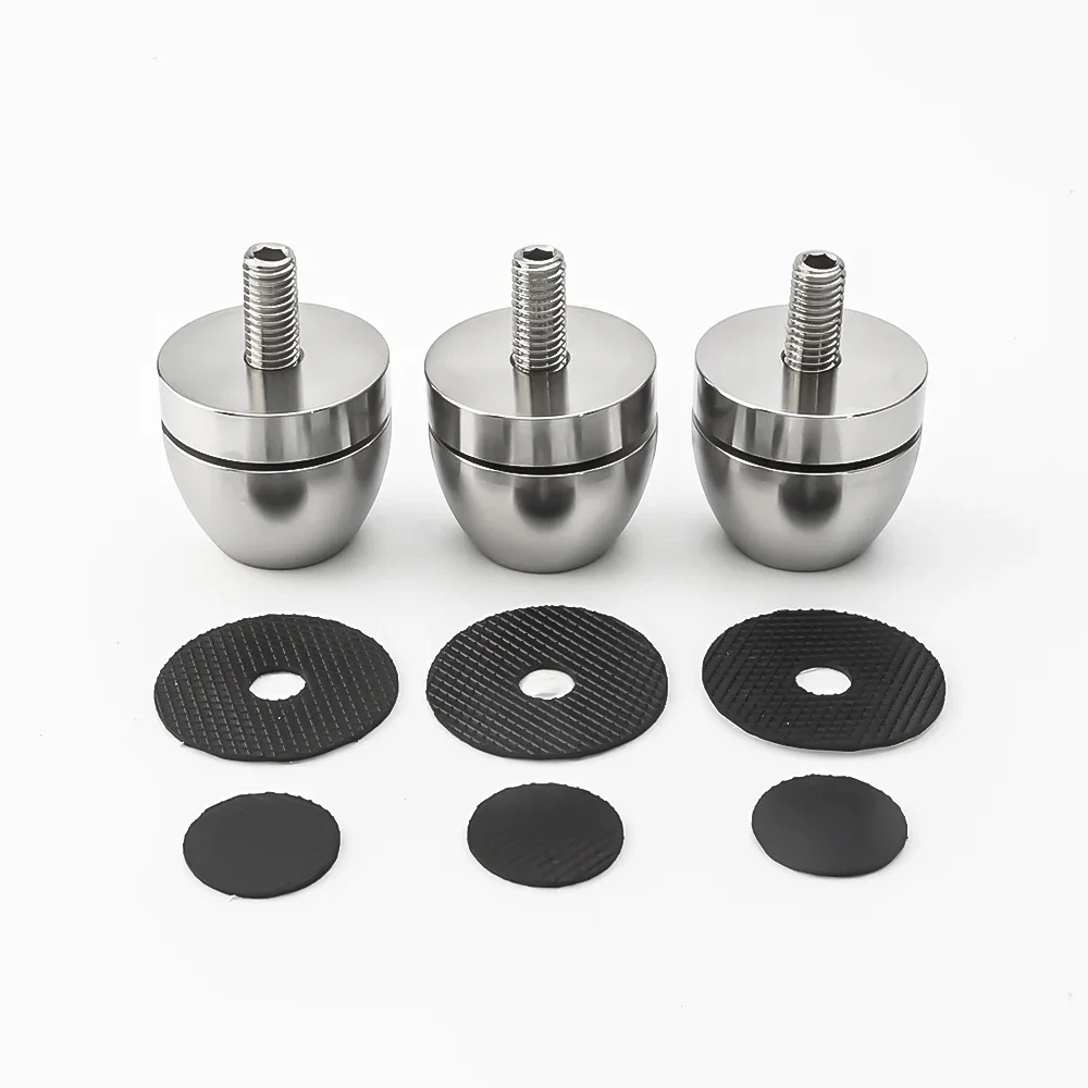 

Audio Speaker Amplifier Ceramic beads Chassis FE Shock Absorber Stainless steel Foot Pad Base Nail Isolation Spikes Stand