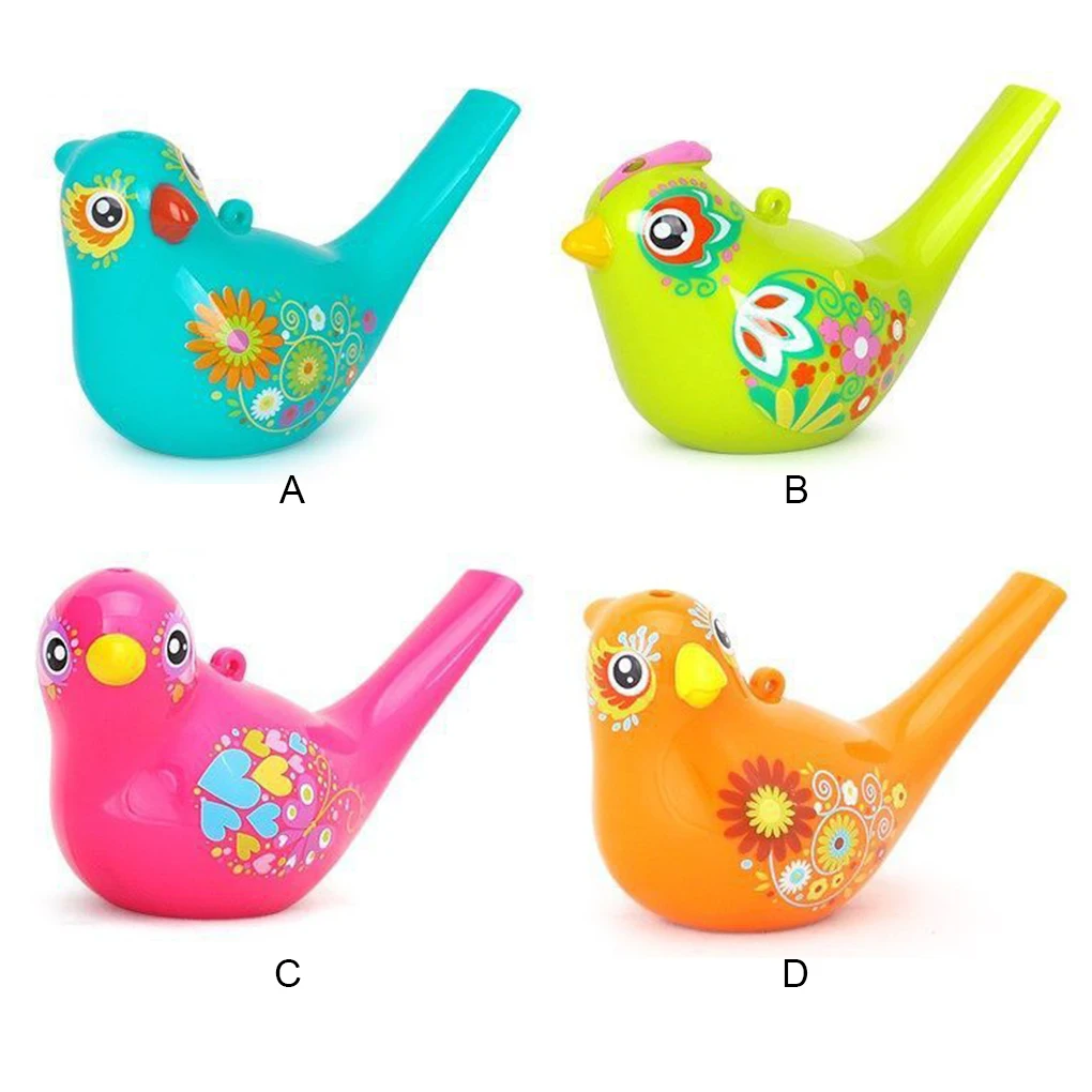 Water Bird Whistle Fill Bath Swim Colored Learning Educational Intellectual Props DIY Favors Decoration Children