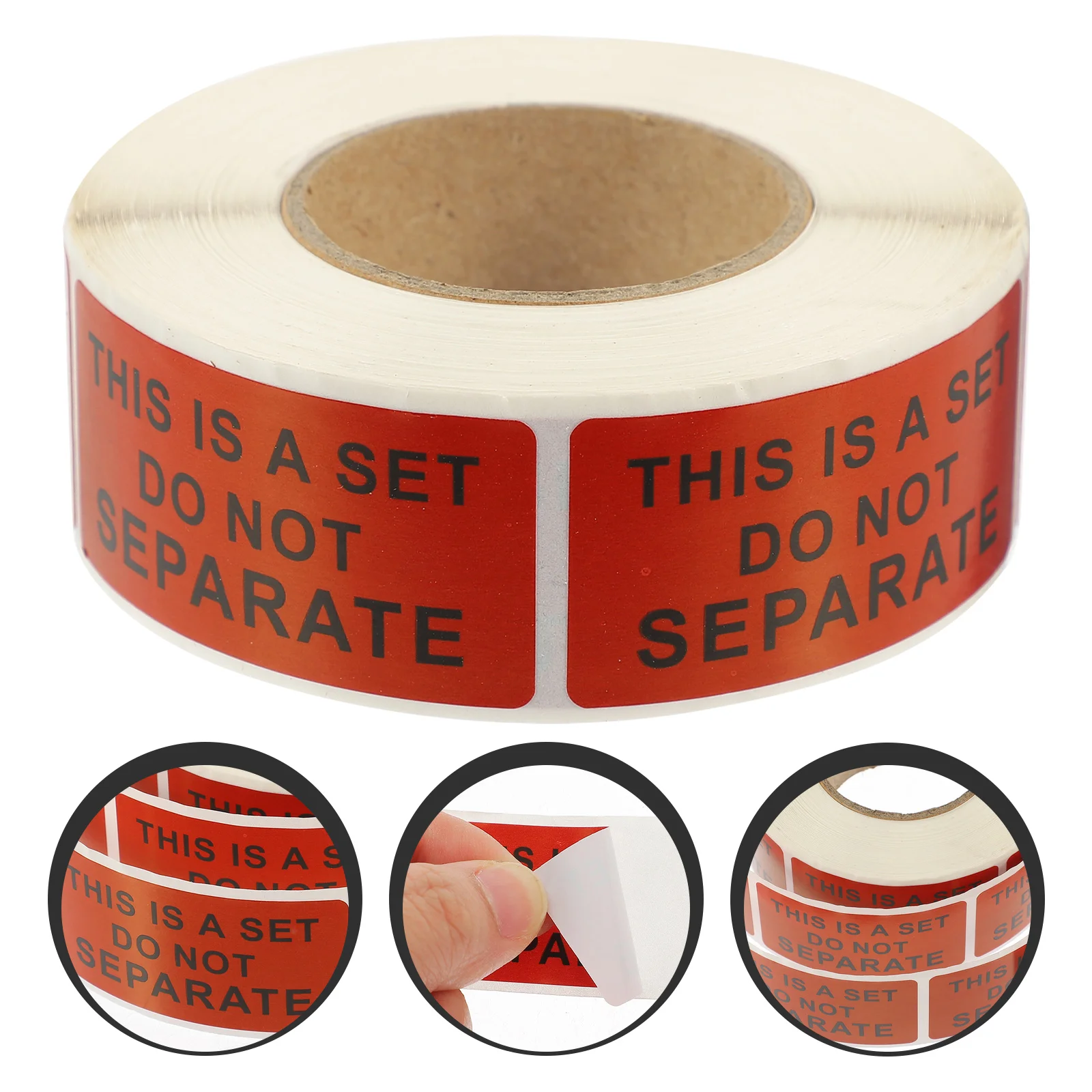 Set Do Not Remove Label Adhesive Warning Shipping Packing Decal Stickers Labels Self-adhesive Coated Paper Separate Bundle