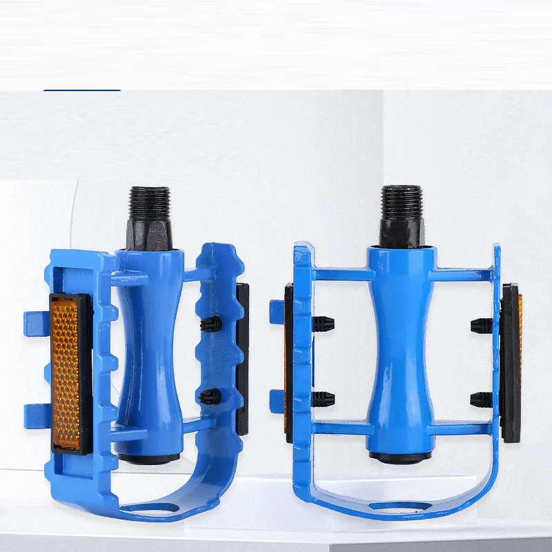 

Плоская педаль для горного велосипеда, нескользящая расширенная педаль из алюминиевого сплава, красочная прочная шариковая педаль