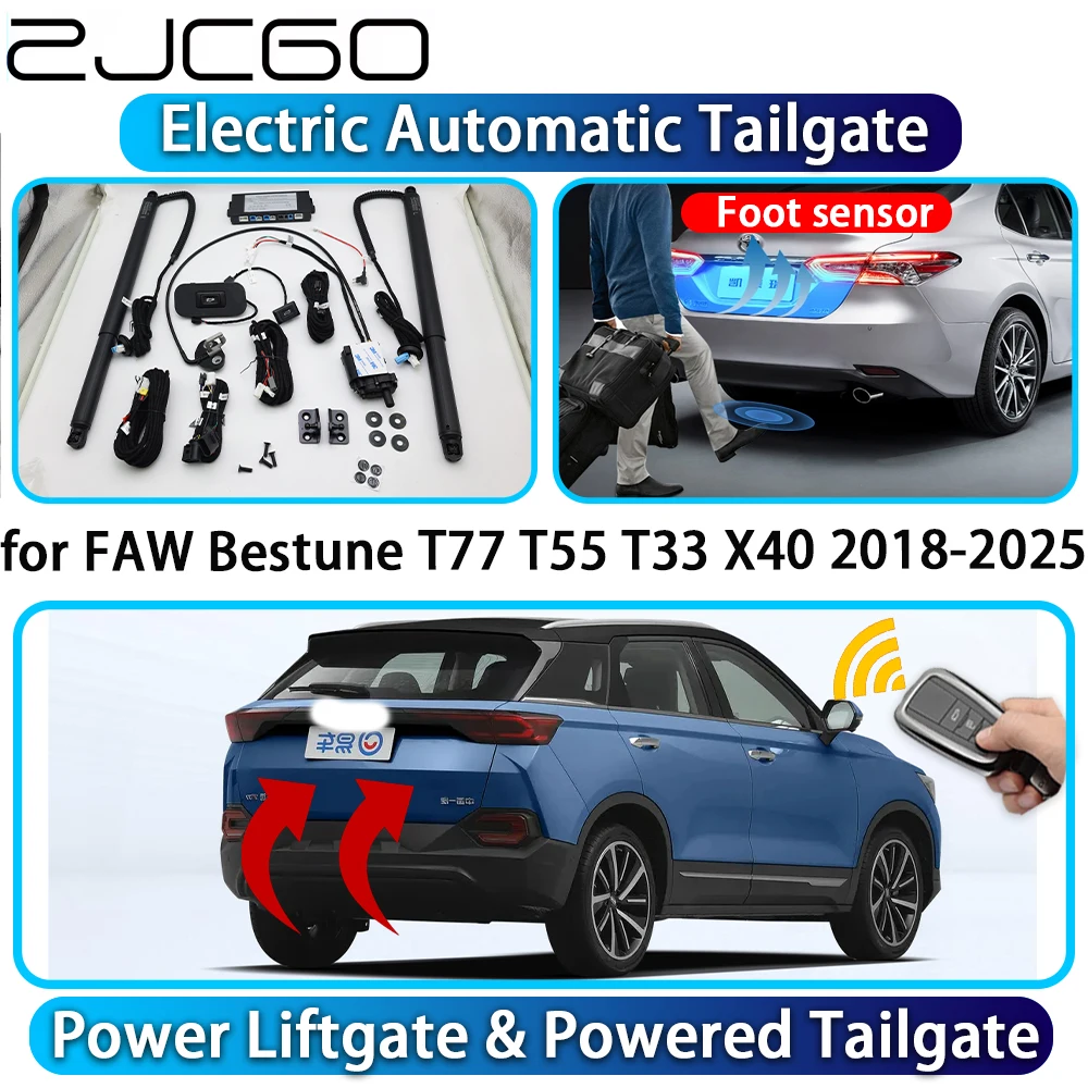

ZJCGO for FAW Bestune T77 T55 T33 X40 2018-2025 OEM Automatic Power Liftgate Powered Tailgate Intelligent System Trunk Lift Kit