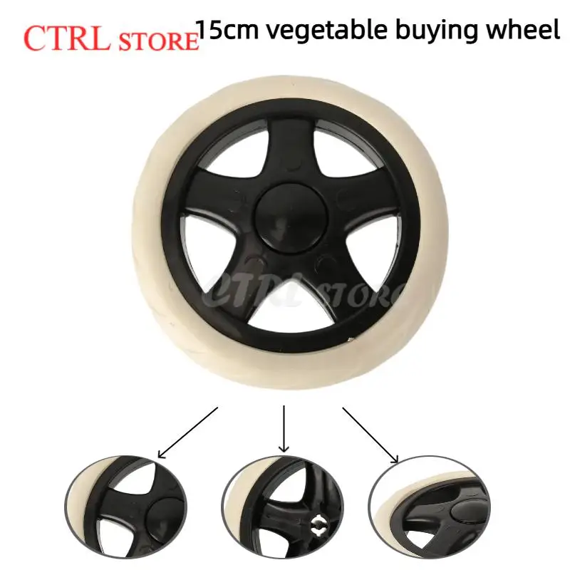 1Pcs Wear-Resistant Tire Wheel: Anti-Slip Design Great Replacement for Shopping Carts Wheelchairs & Travelling Trolleys Hot