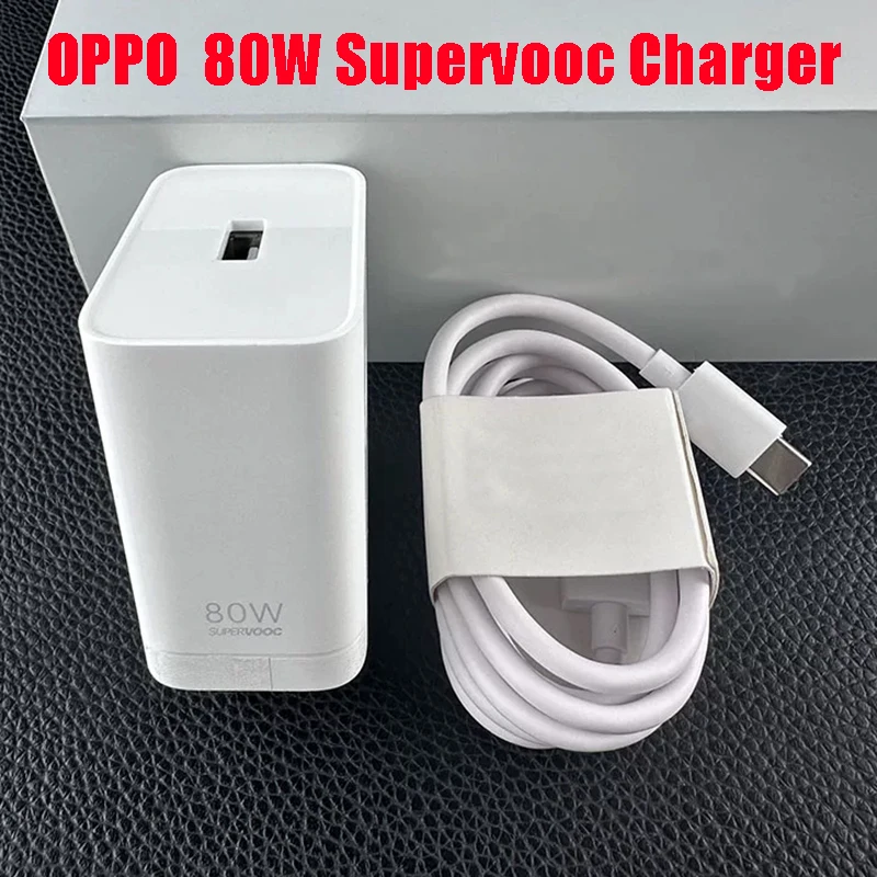 Original OPPO Reno 15 trouver X9 X8 Pro 80W SuperVOOC EU US chargeur adaptateur d'alimentation de charge rapide c�ble USB C pour OPPO F31 Pro + A6 GT