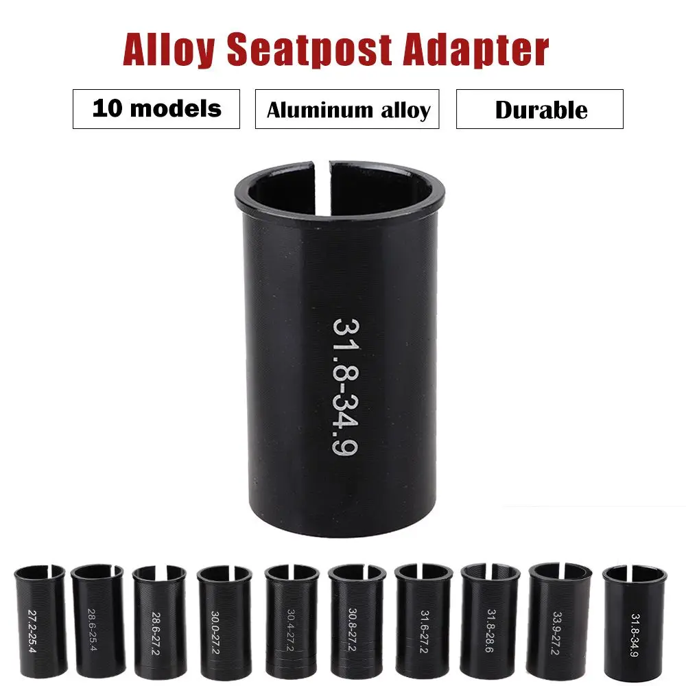 Aluminum Alloy Bicycle Seat Post Tube Sleeve Shim Conversion Adapter 22.2/25.4/27.2/28.6/31.6/33.9mm Bike Seatpost Accessories