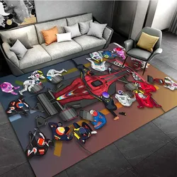 Formula One F1 Racing Car Formula 1 Area Rugs for Living Room Bedroom Decoration Rug Children Play Room Mats Anti-slip Carpets