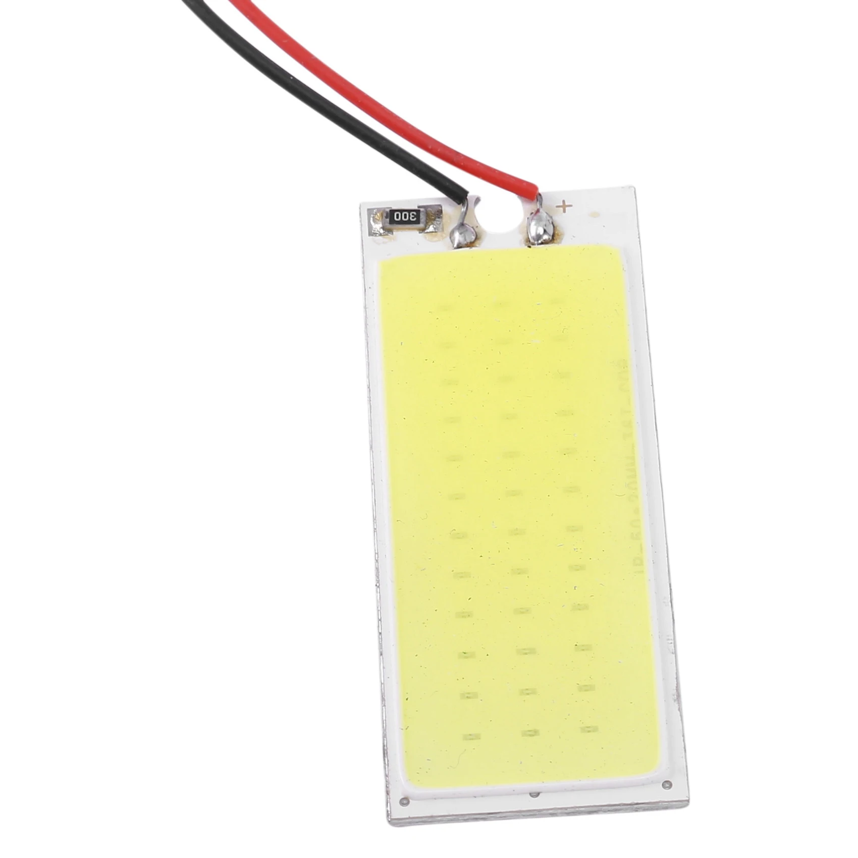 Ample- T10 501 W5W BA9S Festoon Dome Interior 36 LED COB Adapter Panel Light Bulb DC12V Pure White