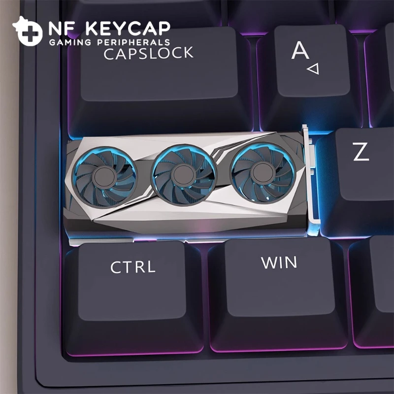 Delta Force Graphics Card Keycaps Trendy Personalized Keycaps Hacking Claws Mechanical Keyboards Keycaps Creative Personalized