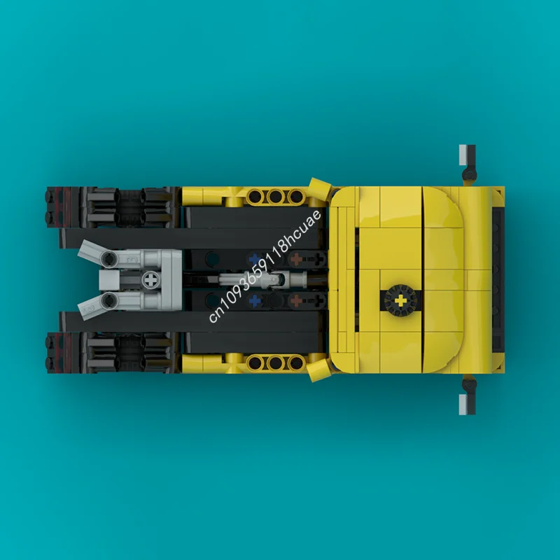 Blocs de construction de modèle technique MOC DAF XF, 497 pièces, Architecture, jouet créatif, idée éducative, brique, cadeaux de noël, anniversaire pour enfants