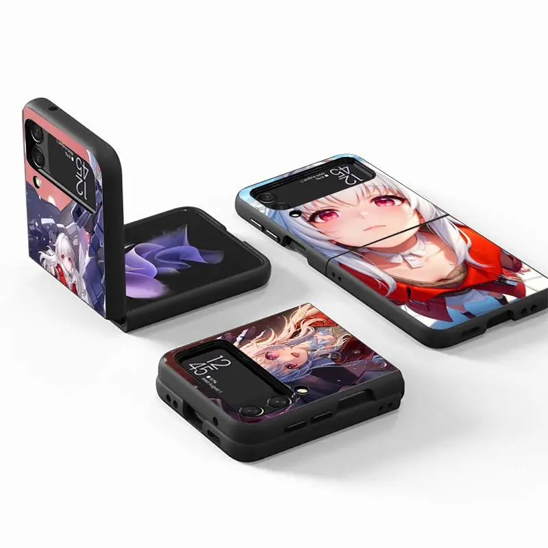 Honkai Star Rail Clara Z Flip 6 Phnoe Case For Samsung Z Flip 6 5 4 5G Black Hard Shell Galaxy ZFlip4 ZFlip5 ZFlip6 ZFlip3 Uniqu