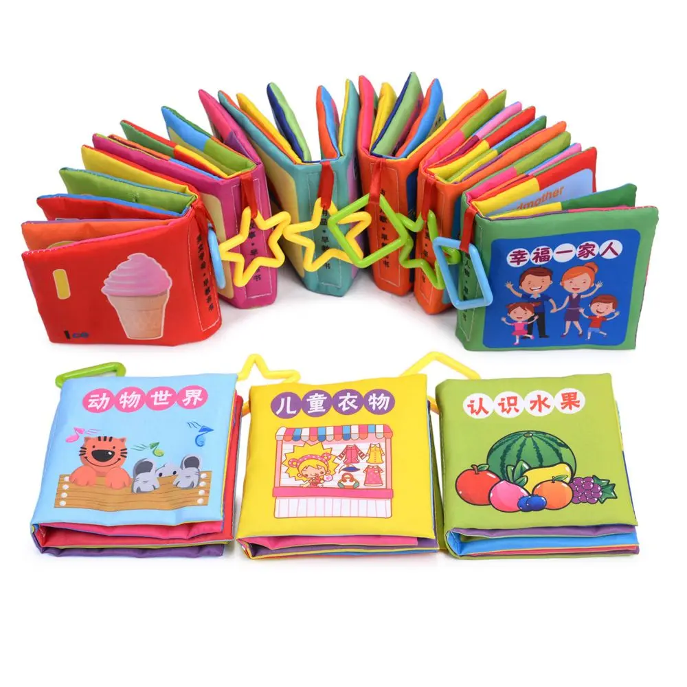 

Bath Animal Crinkle Books Shower Toys Kids Infants Cognize Reading Books Early Educational Toys Gifts Baby Cloth Book