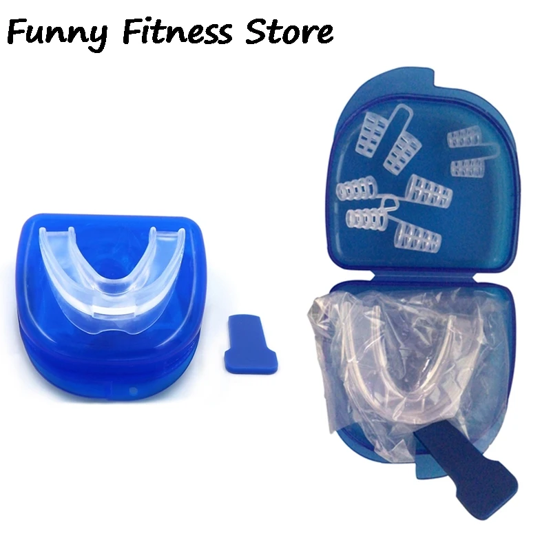 Gum Shield Sports Fitness Teeth Protector Mouth Guard Piece With Box Boxing Mouthguard Kids Adults Sleep Grinding Tooth Stopper