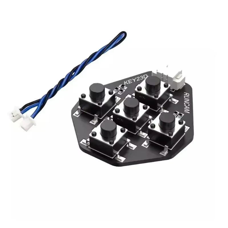 VOLODYMYR for RunCam Key Board W/ 1.25mm 2pin FPV Silicone Cable for Micro Sparrow Micro Swift 2 Eagle Camera Spare Parts