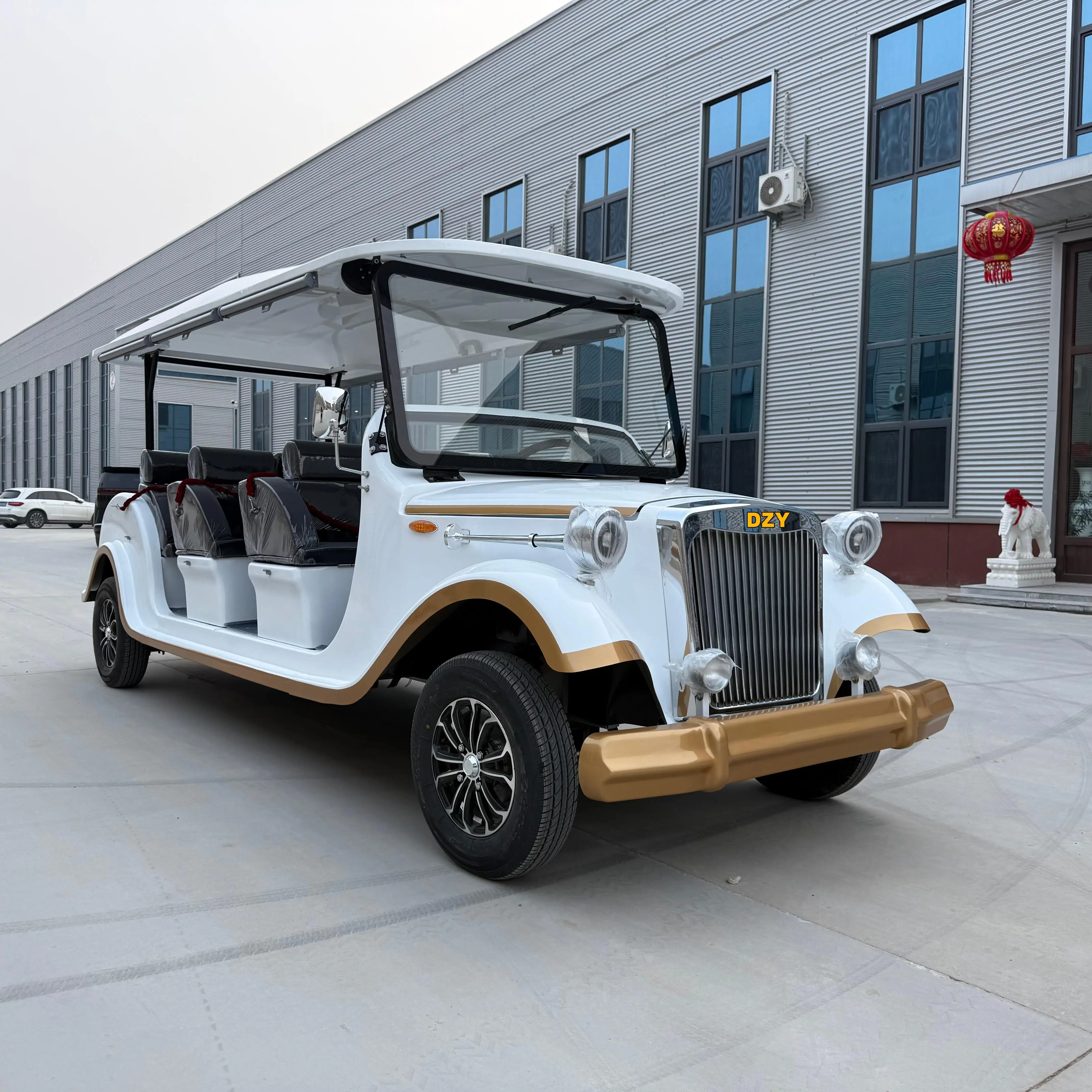 High Quality Best Design Different Color Customized Electric Classic Car Old Retro Vintage Vehicle Hotel Reception Used