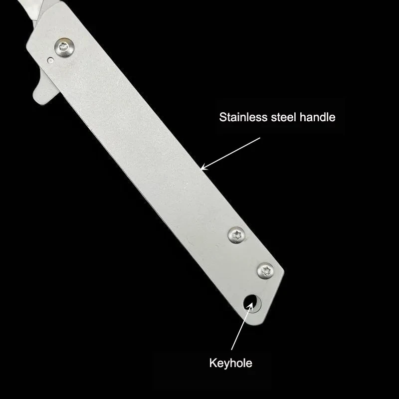 NEW Stainless Steel Quick-opening Folding Knife Utility Knife Mini Folding Keychain Scalpel EDC Courier Opening Knifves 10 Blade