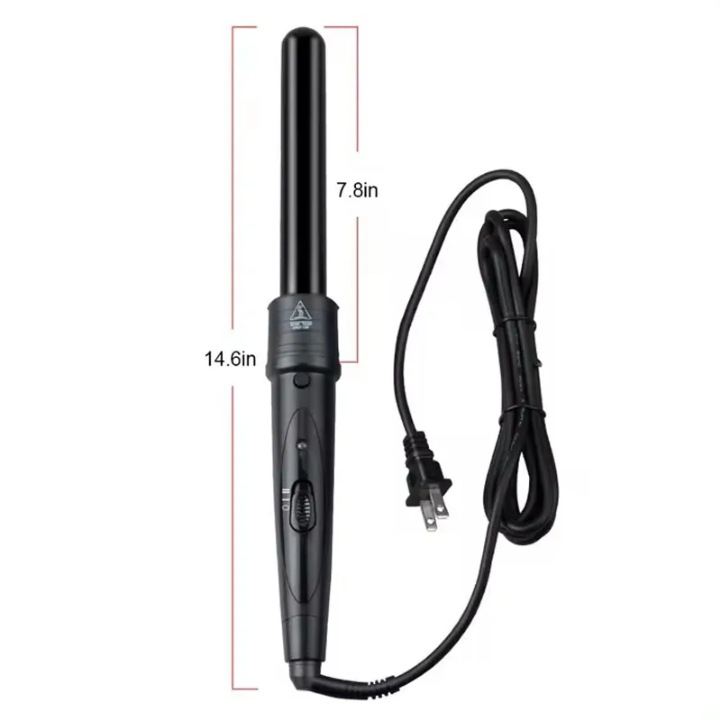 Upgrade 5 in 1 Curling Iron Set with 5 Interchangeable Ceramic Coated Barrels Professional Hair Curler Styling Kit