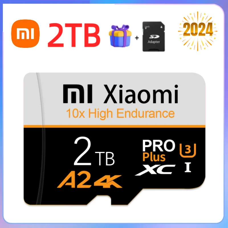 2024 Xiaomi Micro TF SD Card 2TB 1TB Class 10 Memory Card High Speed Tarjeta Drive 512GB 256GB 128GB Mini SD Card For Table PC