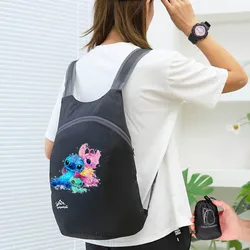 Disney Lilo & Stitch tragbare faltbare faltbare Bergsteiger tasche Outdoor-Rucksack Klettern Radfahren Reise Rucksack Wandert asche