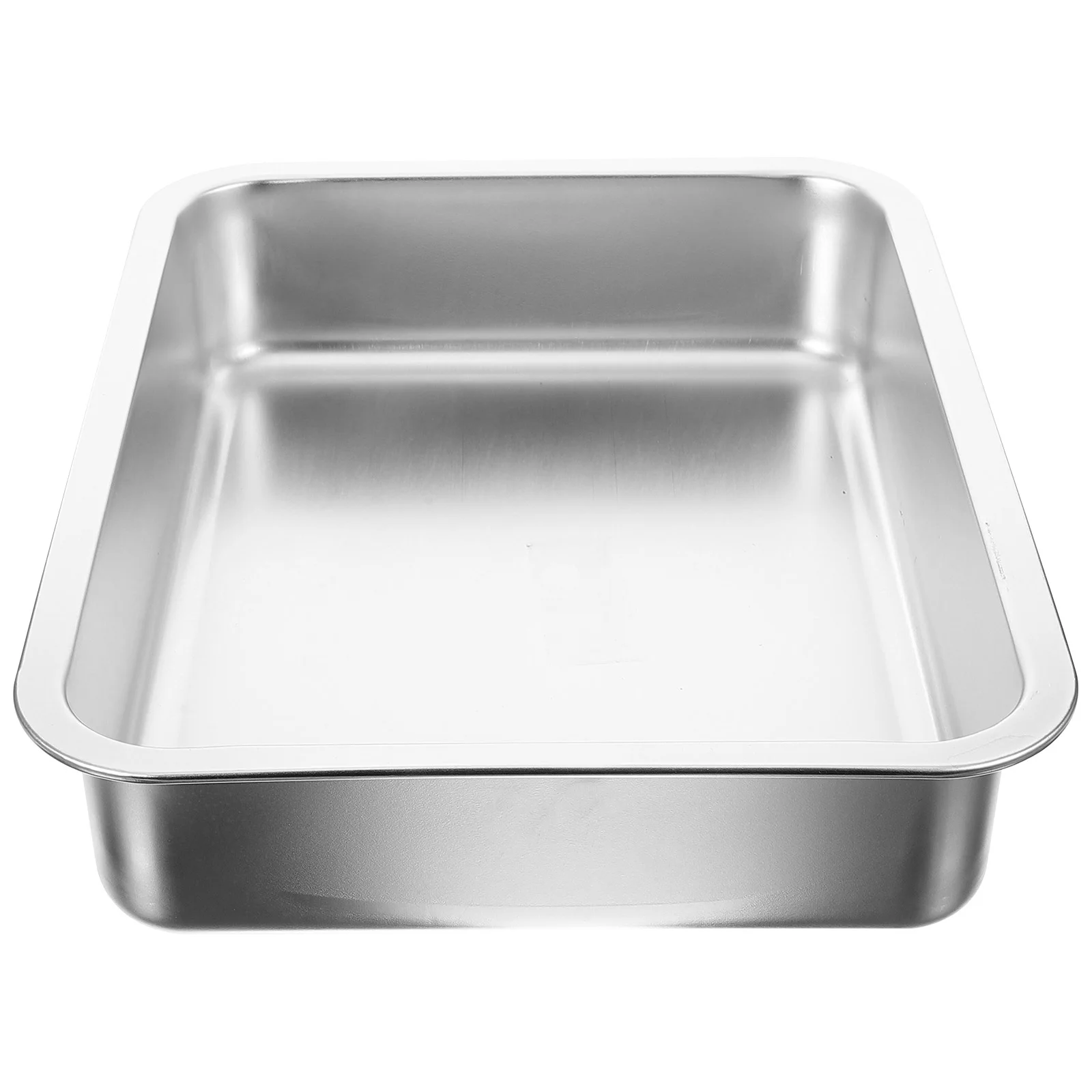 

Stainless Steel Cat Litter Box Pet Toilet Rabbit Tray Shallow Boxes Outdoor Water Bowl Kitten Clean