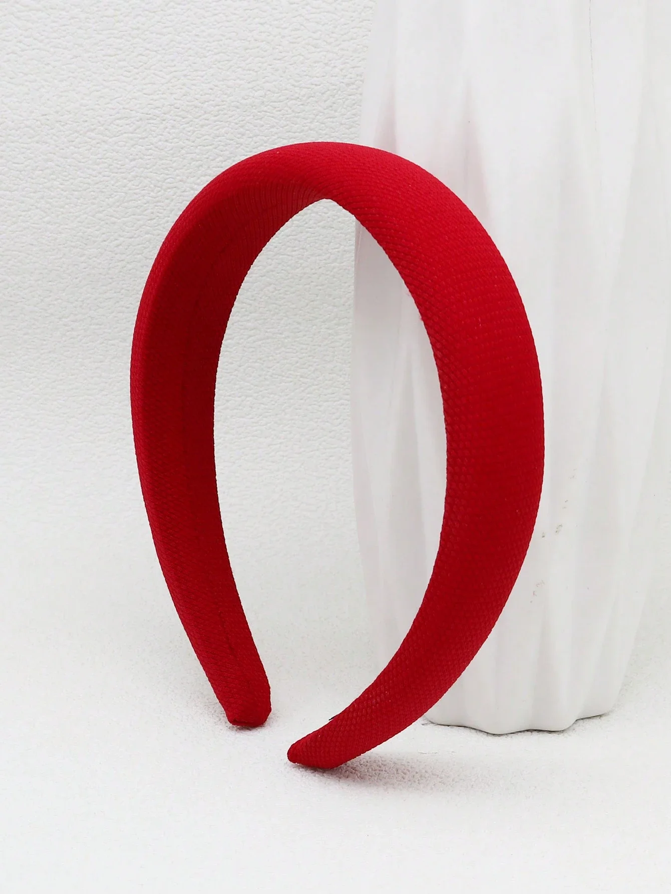

1pc Women's Red Headband Sponge Top Knot Hair Accessory Simple And Versatile Casual, Accessories,Hairband,Hair Hoop Headbands