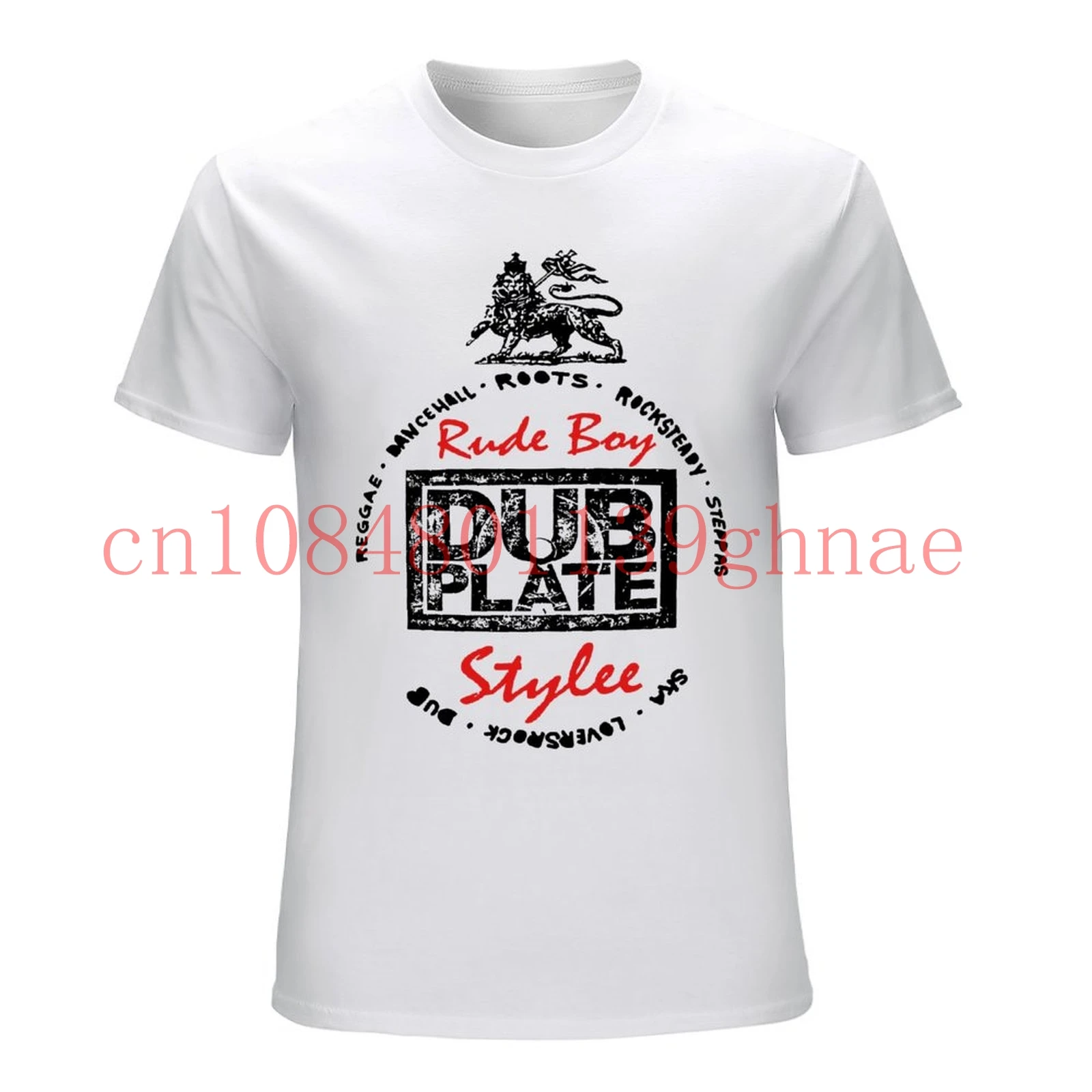 

Футболка в стиле регги Jah Rastafari Haile Selassie Vybz Kartel Sugar Minott Grey Tee