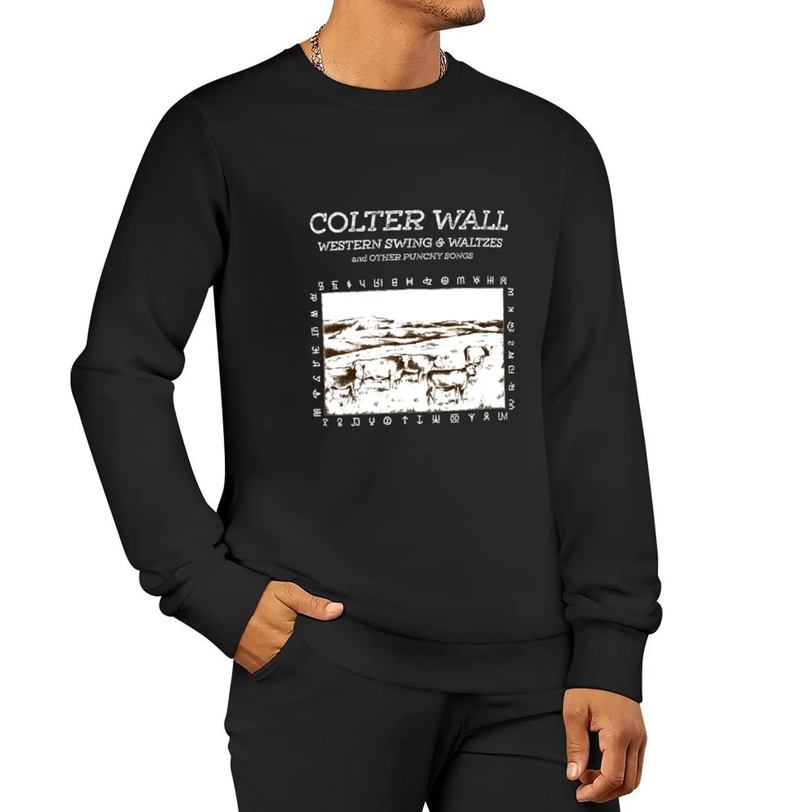 Colter Wall Western Tour 2020 nekat12 ao den Pullover Hoodie autumn clothes aesthetic clothing men sweatshirt