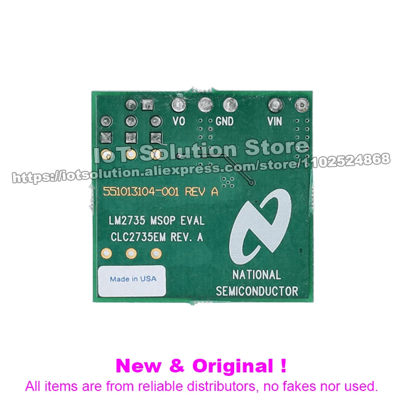 LM2735XMYEVAL — 520kHz 1.6MHz Space-Efficient Boost and SEPIC DC-DC Regulator LM2735Y Boost 8-Pin eMSOP Demo Board