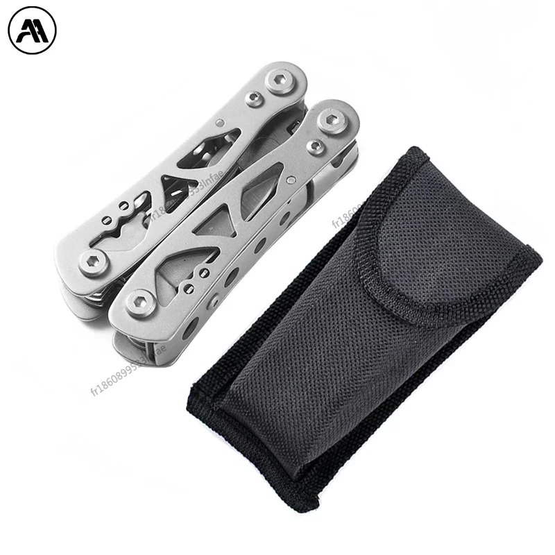 Multitool zakmes-tang: opvouwbaar mini draagbaar tactisch buitengereedschap voor jagen, overleven, redden en repareren