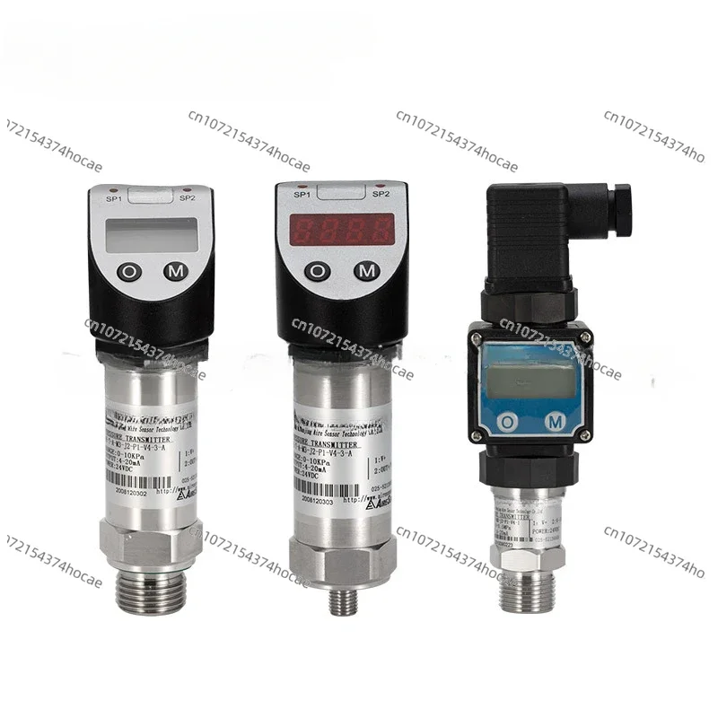 Digital display pressure transmitter, field inspection data pressure sensor 4-20mA 0-5V