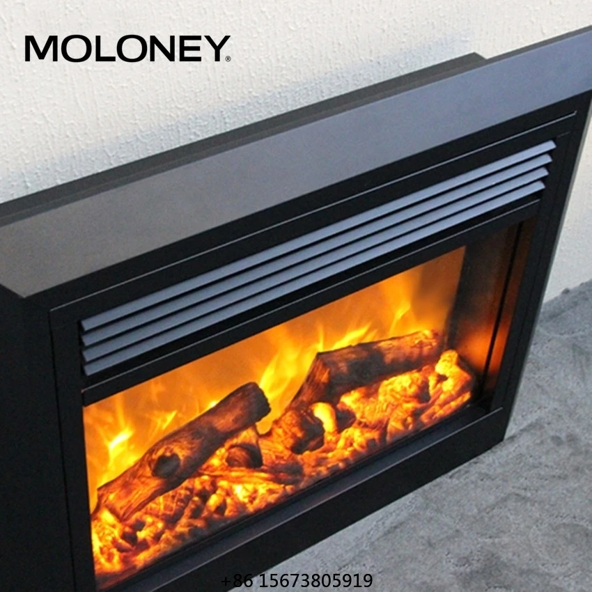 Chimney Free Vent Free Temperature Control Tv Stand Electric Fireplace