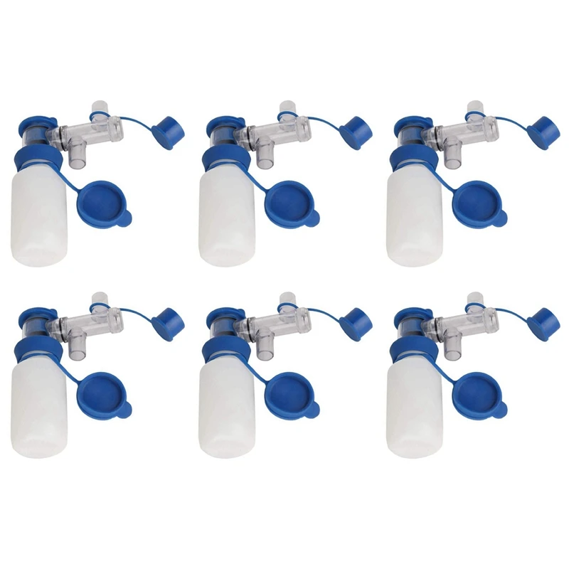 

6X Milk Sampling Bottle,200Ml Sampling Bottle Sampler Cow Milk Liquid Sampling Bottle Milk Container Corrosion-Resistant