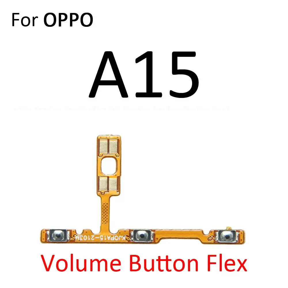 Power ON OFF Mute Switch Control Key Volume Button Flex Cable For OPPO A12 A12e A15 A15s A16 A16e A16K A16s A17 A17k Parts