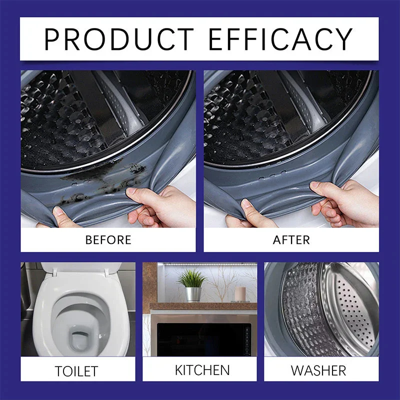 جل مزيل العفن والبقع 100 مل، جل إزالة القوة الاحترافي للمطبخ مع فرش صديقة للبيئة #4