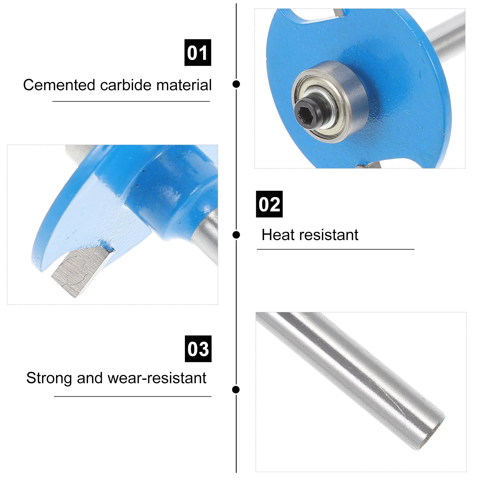 

Woodworking Cutter Boring Bits Outer for Milling Drill Slotting Tool Router Carpentry