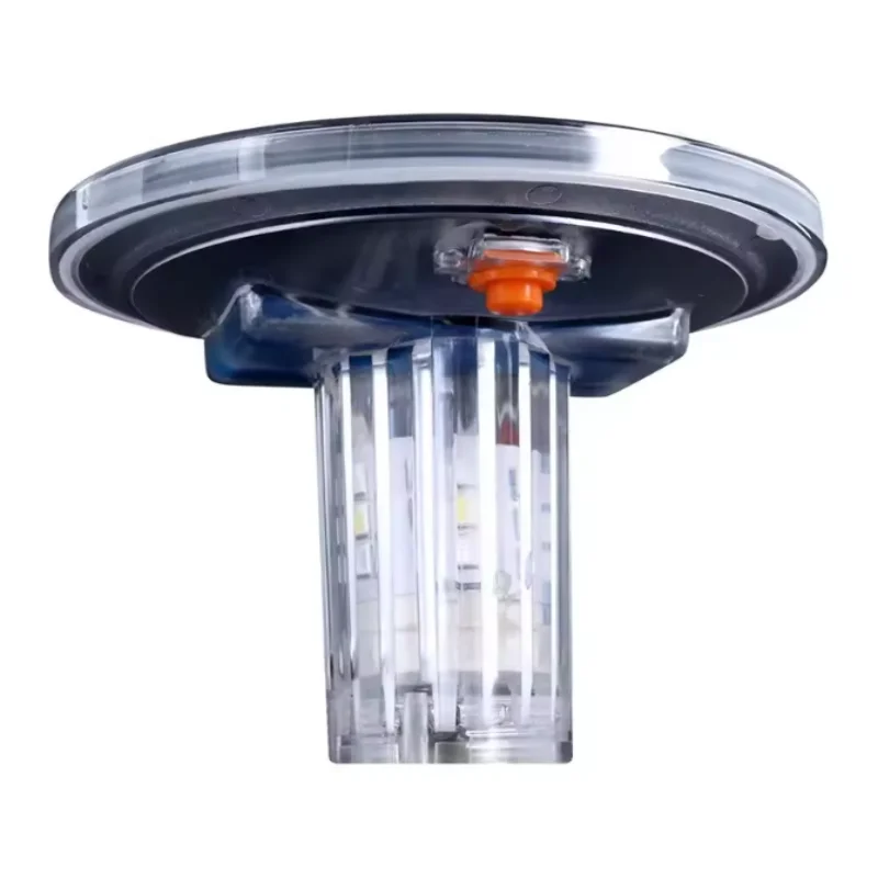 

ISURE MARINE Солнечные светодиодные фонари Трехцветные сигнальные огни Синий Белый Красный Морской мигающий свет Предупреждающие огни