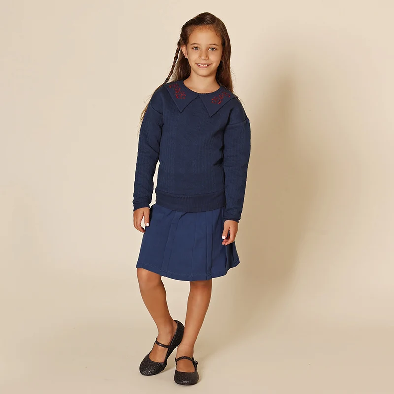 AA-Abbigliamento coordinato per famiglia, set in maglia a trecce, per ragazzi e ragazze, set in cotone e spandex, pantaloni e pagliaccetto per