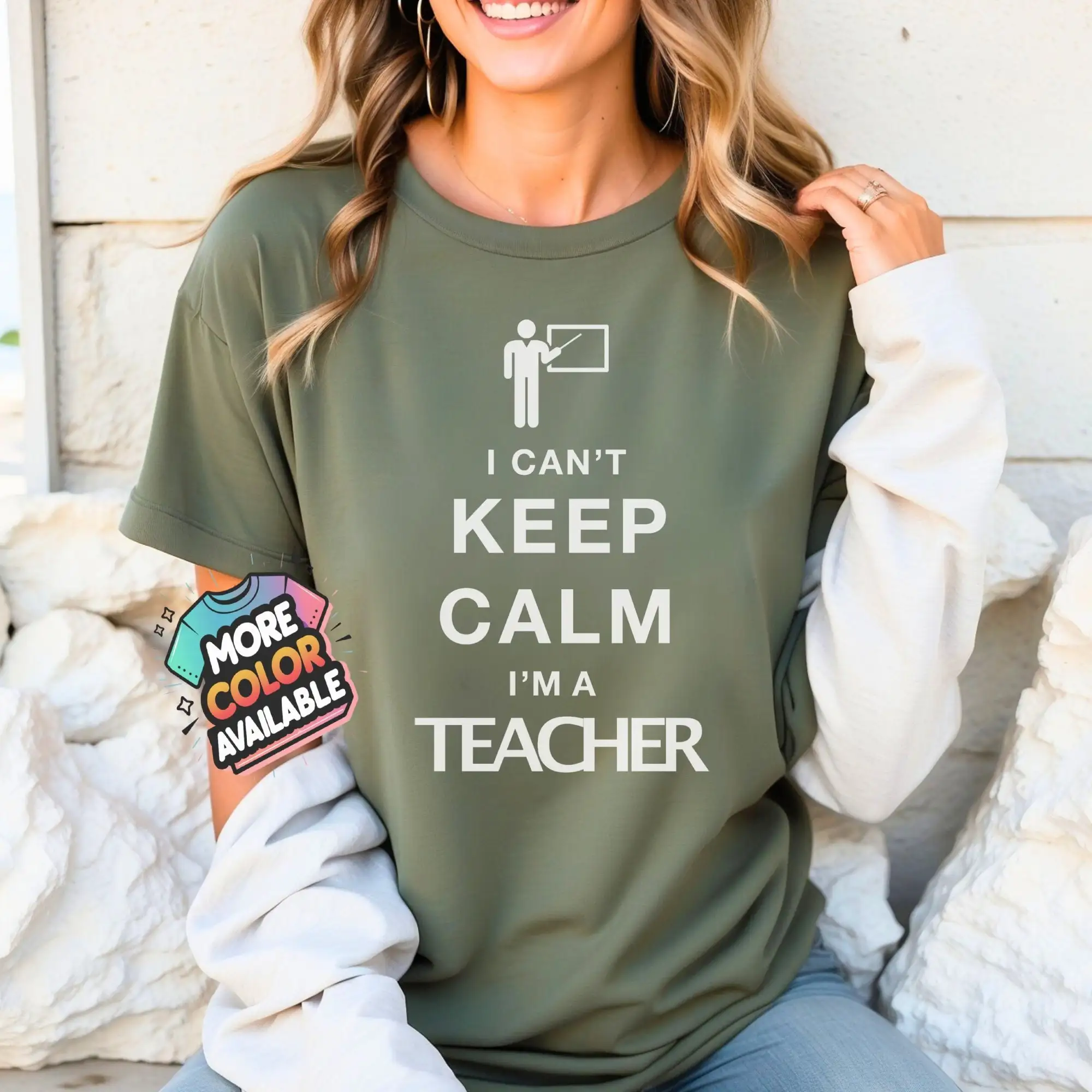 

I Can'T Keep Calm I'M A Teacher T Shirt Funny Appreciation Black