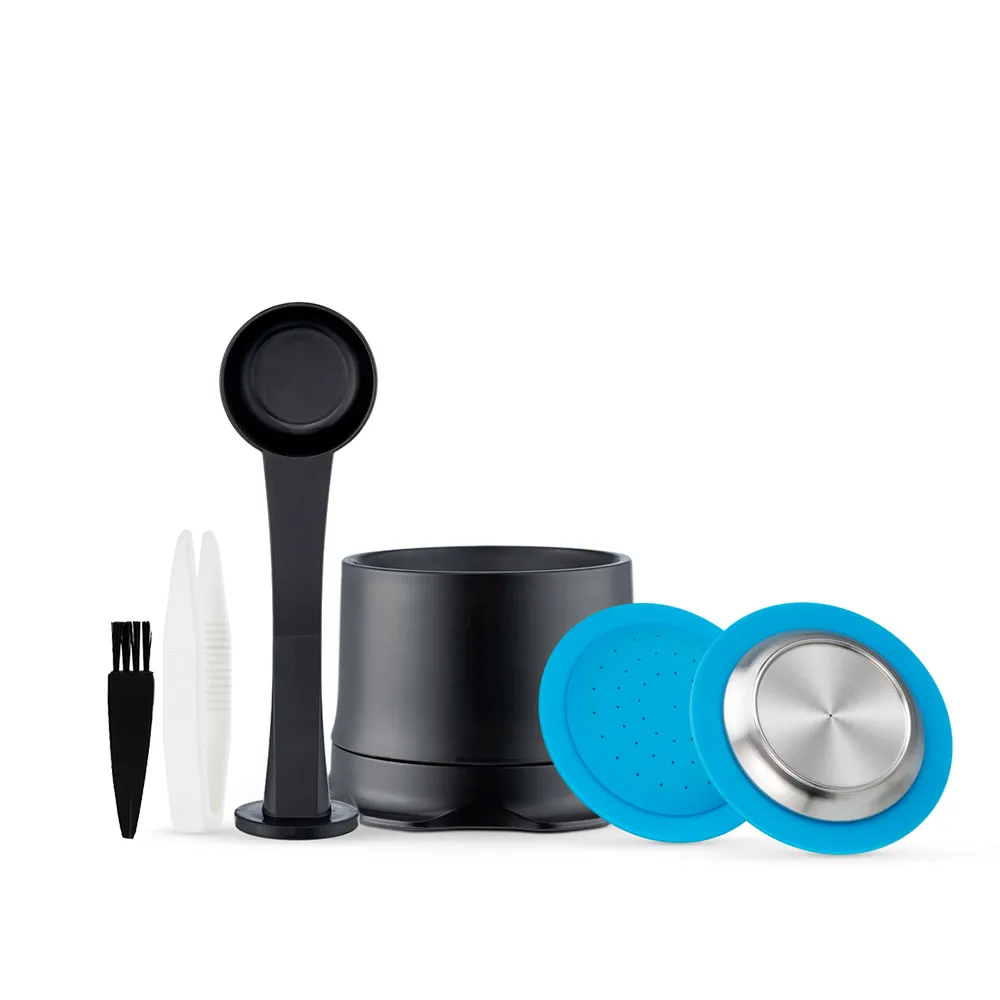 Nachfüllbare Kaffeekapseln für Nespresso Zenius Ersatzteile Wiederverwendbarer Kaffeefilter Espresso Crema Pods Spezialmaschine