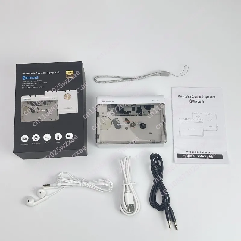 The new tape player has Bluetooth transmission function, and the tape recorder automatically stops stereo.