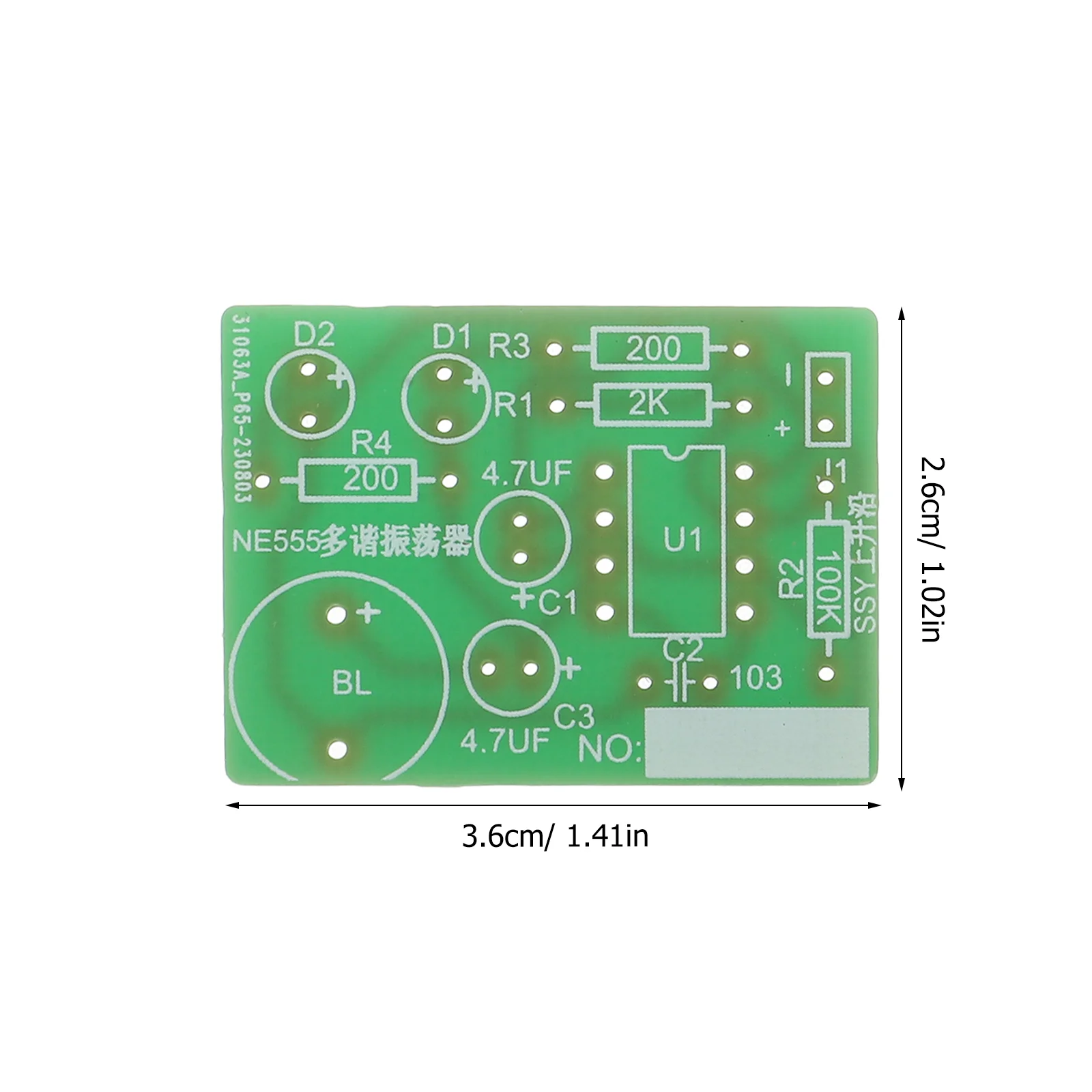 3 Sets Multivibrator Soldering Kit Project Flash Circuit Accessories Electronic LED DIY -4 Board Electronics