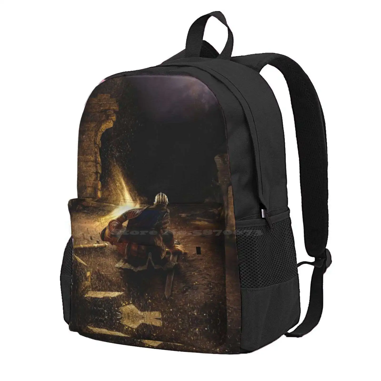 Bonfire Hot Sale Schoolbag Backpack Fashion Bags Bonfire Dark Souls 3 Artorias Dark Souls 2 Gaming Abyss Walker Most Difficult